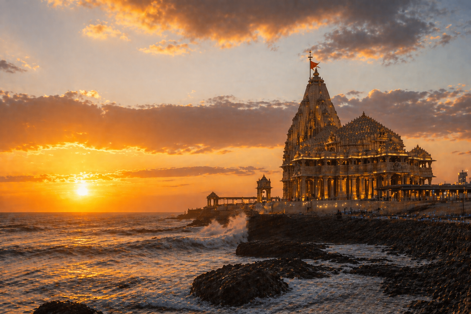 Somnath Temple and Dwarka, Gujarat